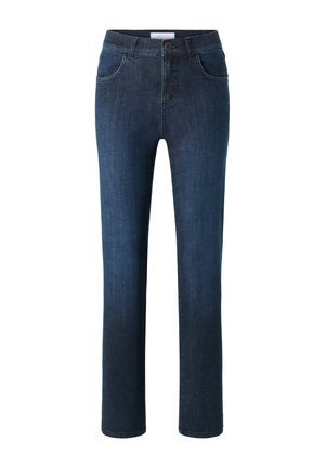DOLLY MIT AUTHENTISCHEM - Jeans Slim Fit - dark indigo used