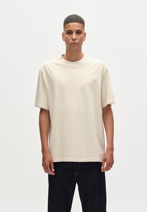 NIGEL WIX BOXY HOUR - T-Shirt basic - white almond