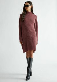 LIU JO Abito in maglia - coral