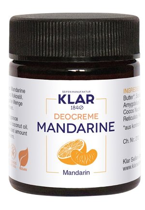 DEO CREME MANDARINE - Deodorant - weiß