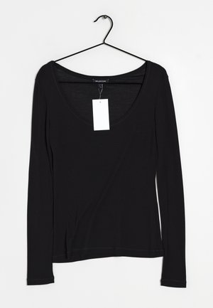 Selected T-shirt à manches longues - black