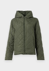 VIQUILA HOOD QUILTED SHORT JACKET - Lagana jakna - deep depths