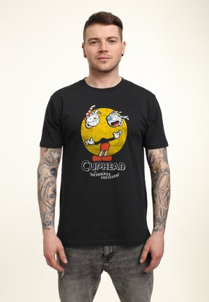 CUPHEAD JUGGLING - T-Shirt print - black