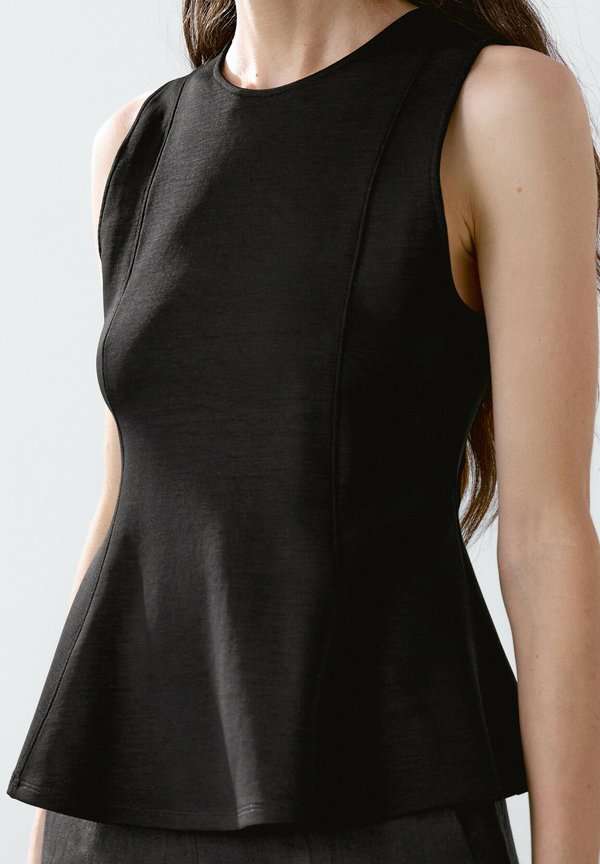 PEPLUM HALTER - Top2