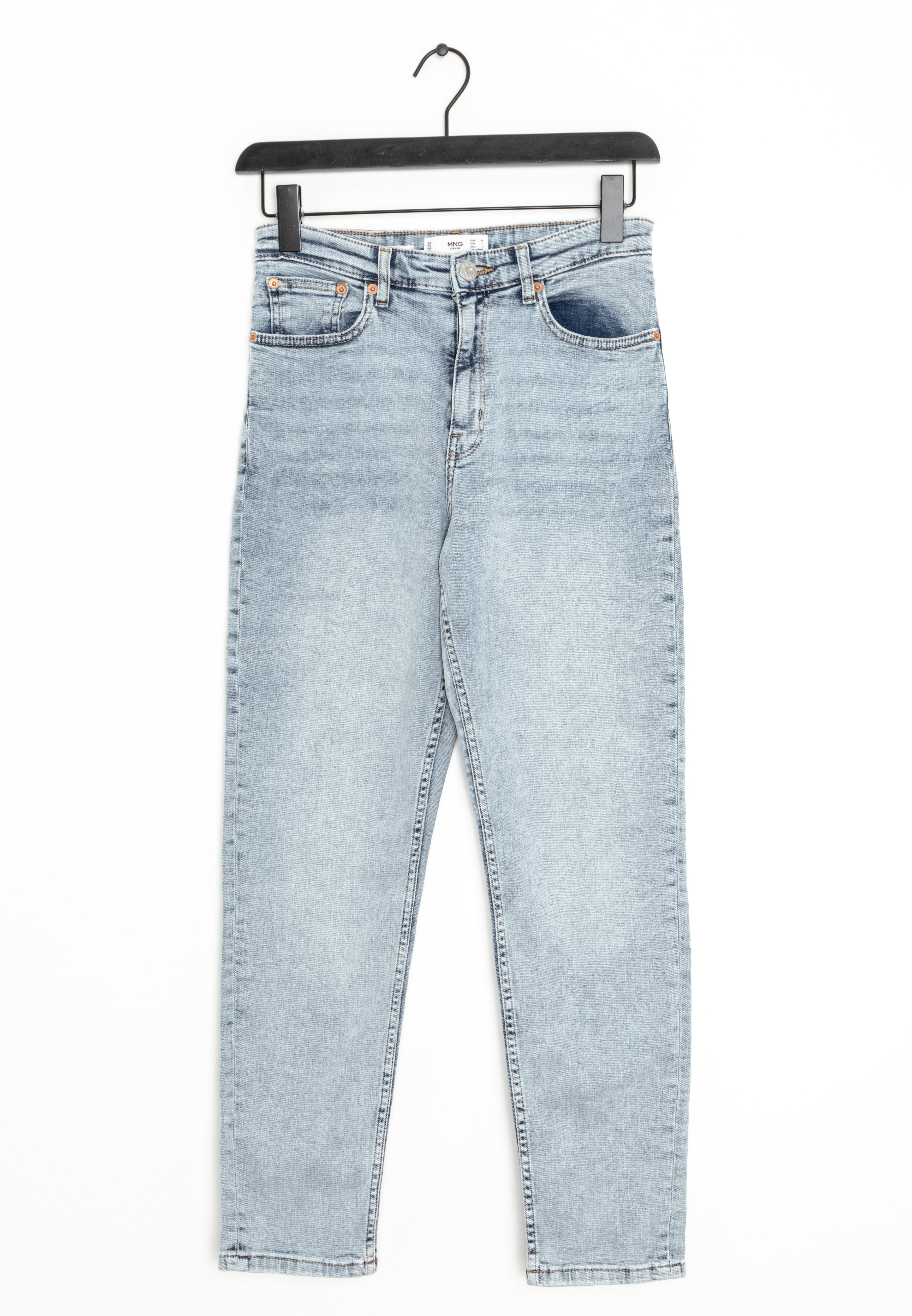 Mango Relaxed fit jeans - blue/blauw - (Pre-owned) - Zalando.nl