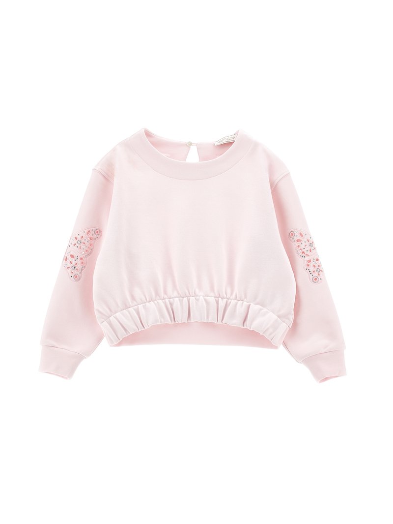 Monnalisa Sweater donkerroze