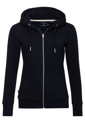 Sweater met rits - dark blue