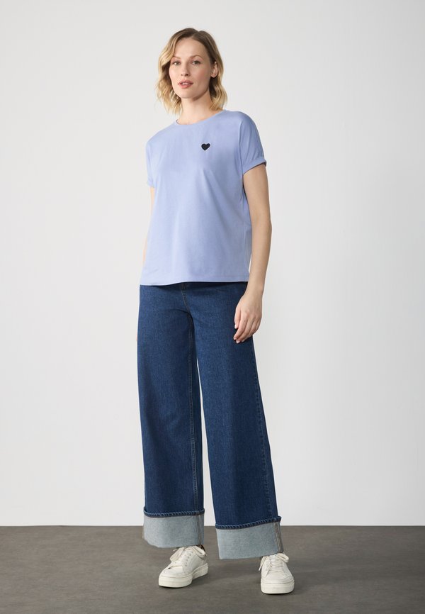 Print T-shirt - purple impression2