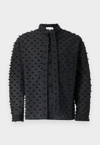 LINCOLN BOW UNISEX - Gombos blúz - black