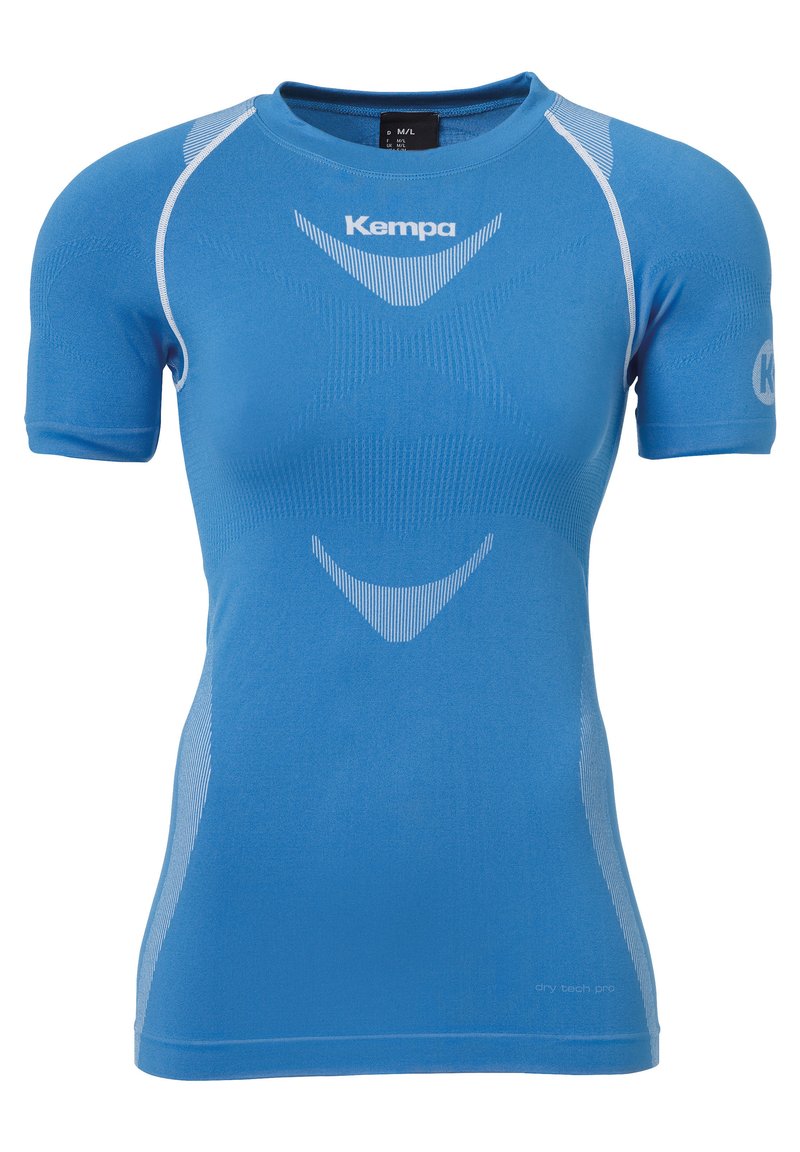 Kempa ATTITUDE PRO  - Sports T-shirts - kempablau weiß