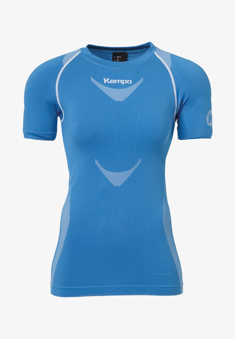 Kempa ATTITUDE PRO  - Sports T-shirts - kempablau weiß