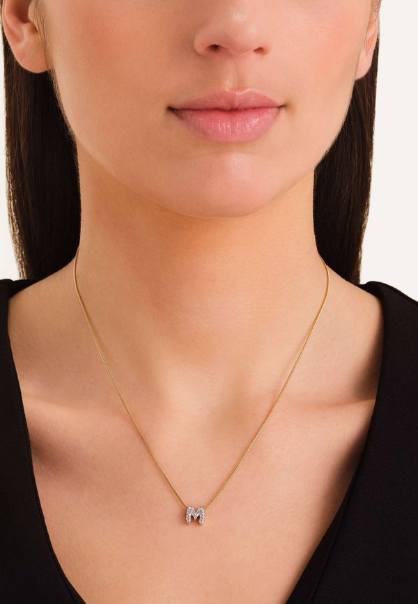 CRYSTAL LETTER M - Halskette
