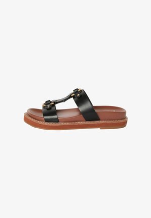 Friends Like These COMFORT RING HARDWEAR CHUNKY FOOTBED - Tagant lahtised kingad - black