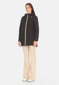 K-Way Piumino lungo - black