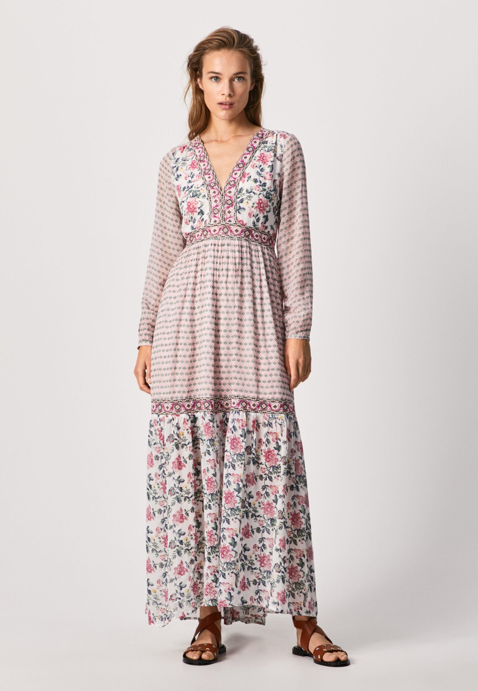 Pepe Jeans JOLI - Vestito lungo - multi/multicolore - Zalando.it