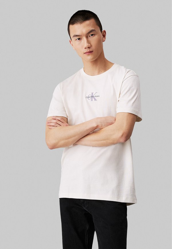 MONOLOGO TEE - Basic T-shirt - ivory