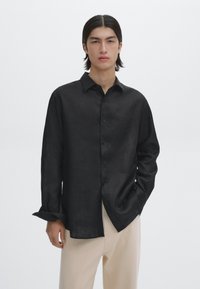 Massimo Dutti - Shirt - black Thumbnail Image 1