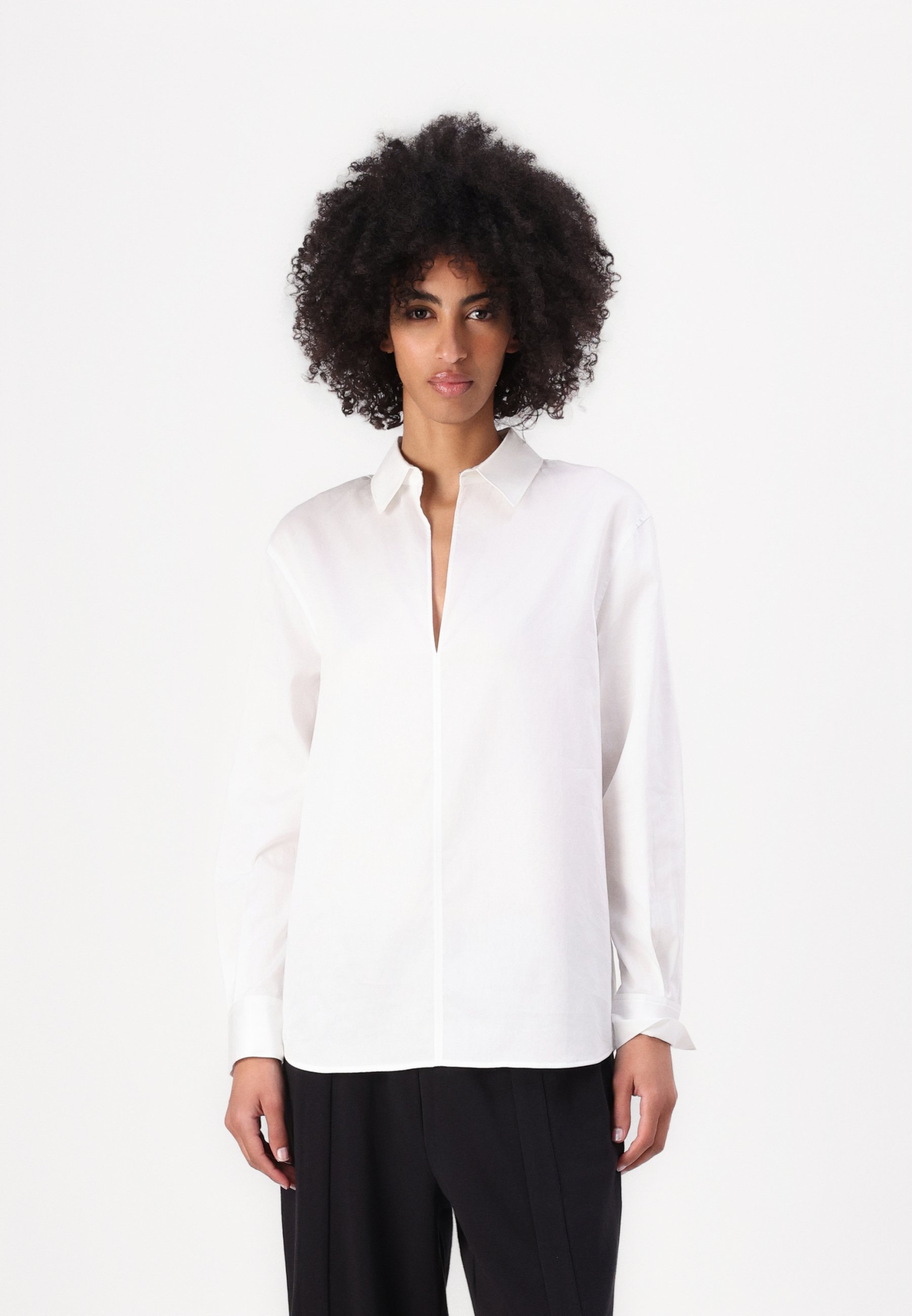 FRONT SLIT SHIRT - Blouse - Product Details