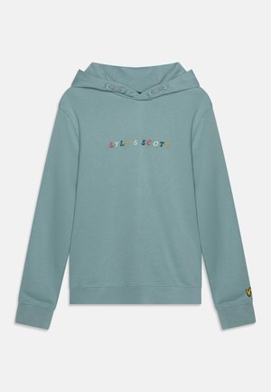 MULTI COLOURED EMBROIDERED HOODIE - Hoodie - blue smoke