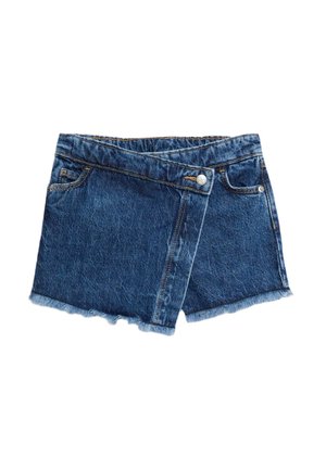 CROSSFRONT SKORT - Denim shorts - denim