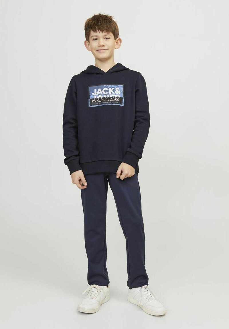 Jack & Jones Junior GEDRUCKT - Džemperis ar kapuci - navy blazer