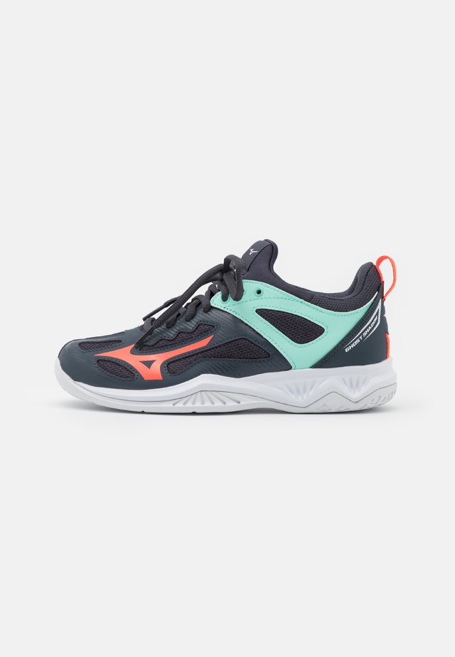 GHOST SHADOW - Chaussures de handball - india ink/fiery coral/ice green
