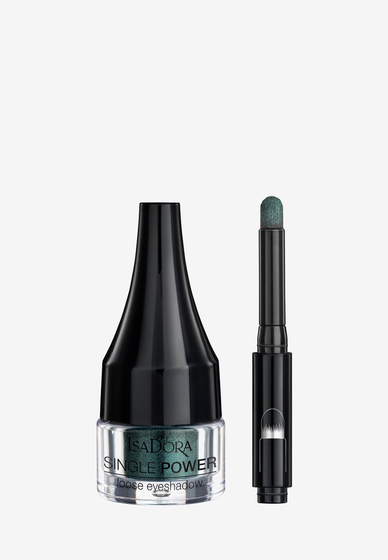 IsaDora SINGLE POWER LOOSE EYESHADOW - Fard à paupières - cosmic green