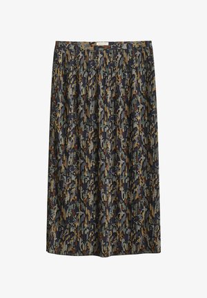 GANT, GANT PRINTED PLEATED SKIRT - Kokerrok - evening blue