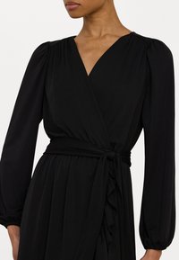 Lauren Ralph Lauren BELTED STRETCH JERSEY DRESS - Trikotāžas kleita - black