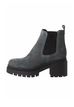 Platform-nilkkurit - grey suede