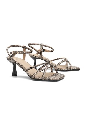 Sandalen - black beige