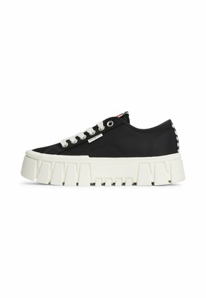 Tommy Jeans, TJ PLATFORM SNEAKER ZEBRA - Trainers - black
