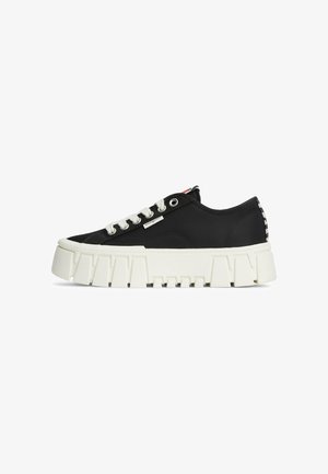 Tommy Jeans, TJ PLATFORM SNEAKER ZEBRA - Baskets basses - black