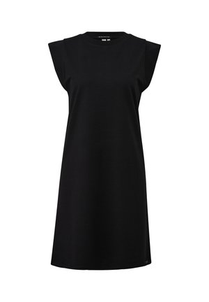 QS, KLEID - T-Shirt-Kleid - schwarz