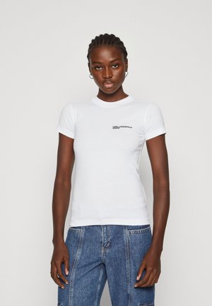 LOGO SLIM-FIT - T-shirt basique - white