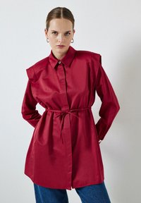 Overhemdblouse - burgundy