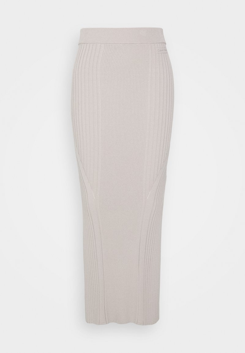 Calvin Klein Kokerrok lichtgrijs