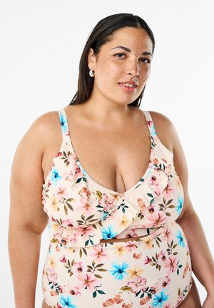 FLORAL - Bikiniyläosa - sunkiss flower aop