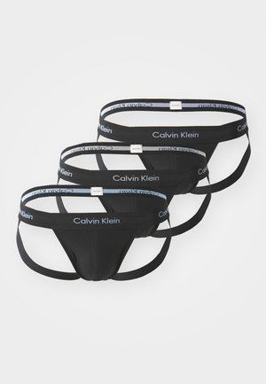 JOCK STRAP 3 PACK  - Alushousut - black/off-white