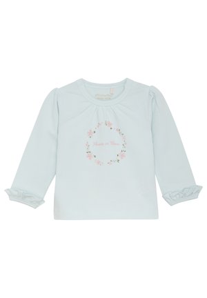 Langarmshirt - misty blue