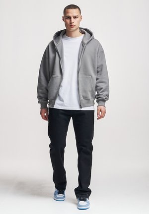 2Y Studios ARUN OPEN - Sirgete säärtega teksad - washed black