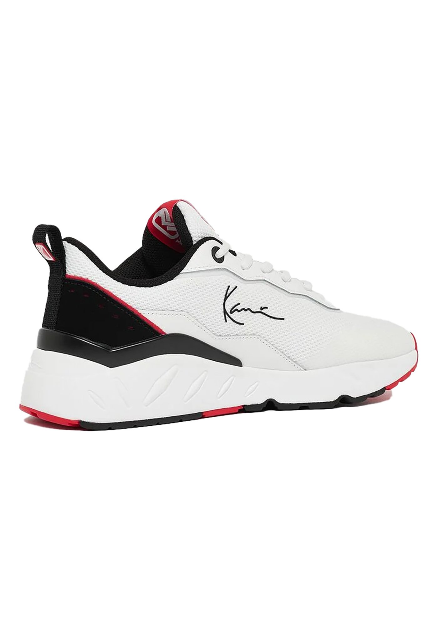 Karl Kani HOOD RUNNER - Trainers - white black red/white