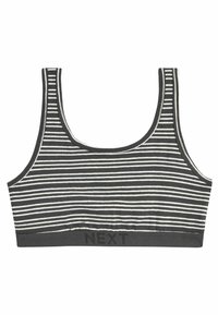 Next 3 PACK CROP - Top - white grey spots