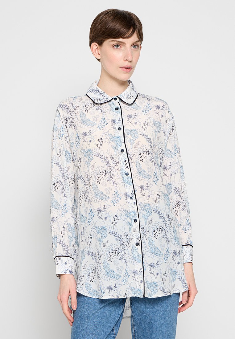 Ivko Overhemdblouse crème Ivko Overhemdblouse crème