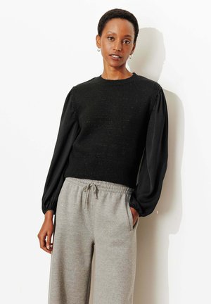 PULL EFFET  - Pullover - noir