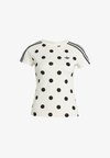 POLKA DOT CALI TEE - Tričko s potlačou - off-white