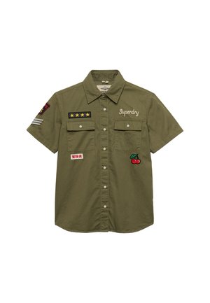 Superdry & Co, SUPERDRY SHORT SLEEVE SCOUT SHIRT. - Blusa - wild khaki