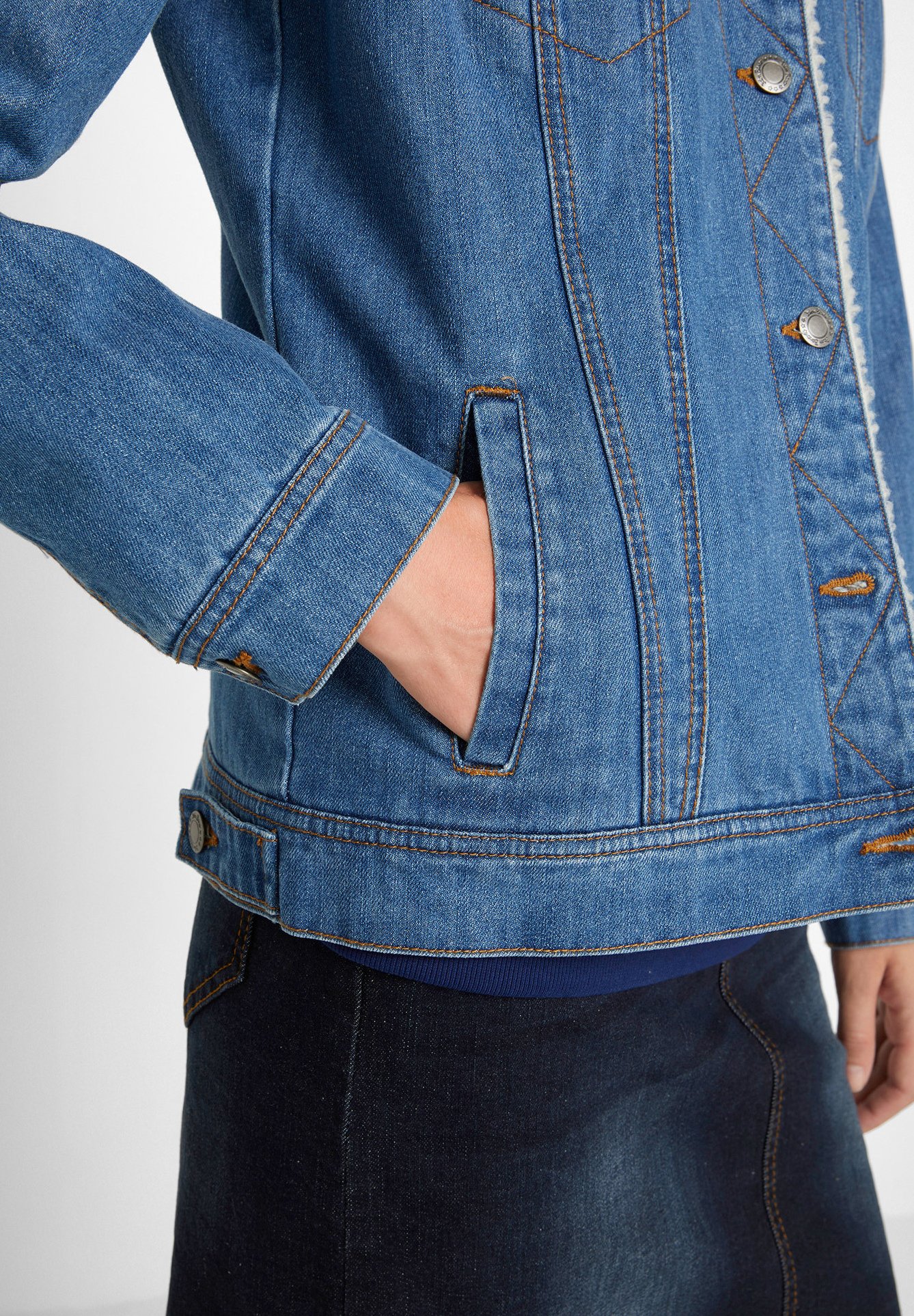 bonprix Giacca di jeans - blau/blu - Zalando