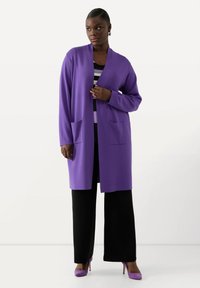 Ulla Popken LONG OPEN FRONT SWEATER - Vest