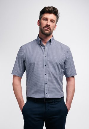 COMFORT FIT - Shirt - marine/weiß